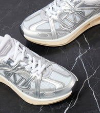 Valentino Garavani VLogo Easyjog leather-trimmed sneakers