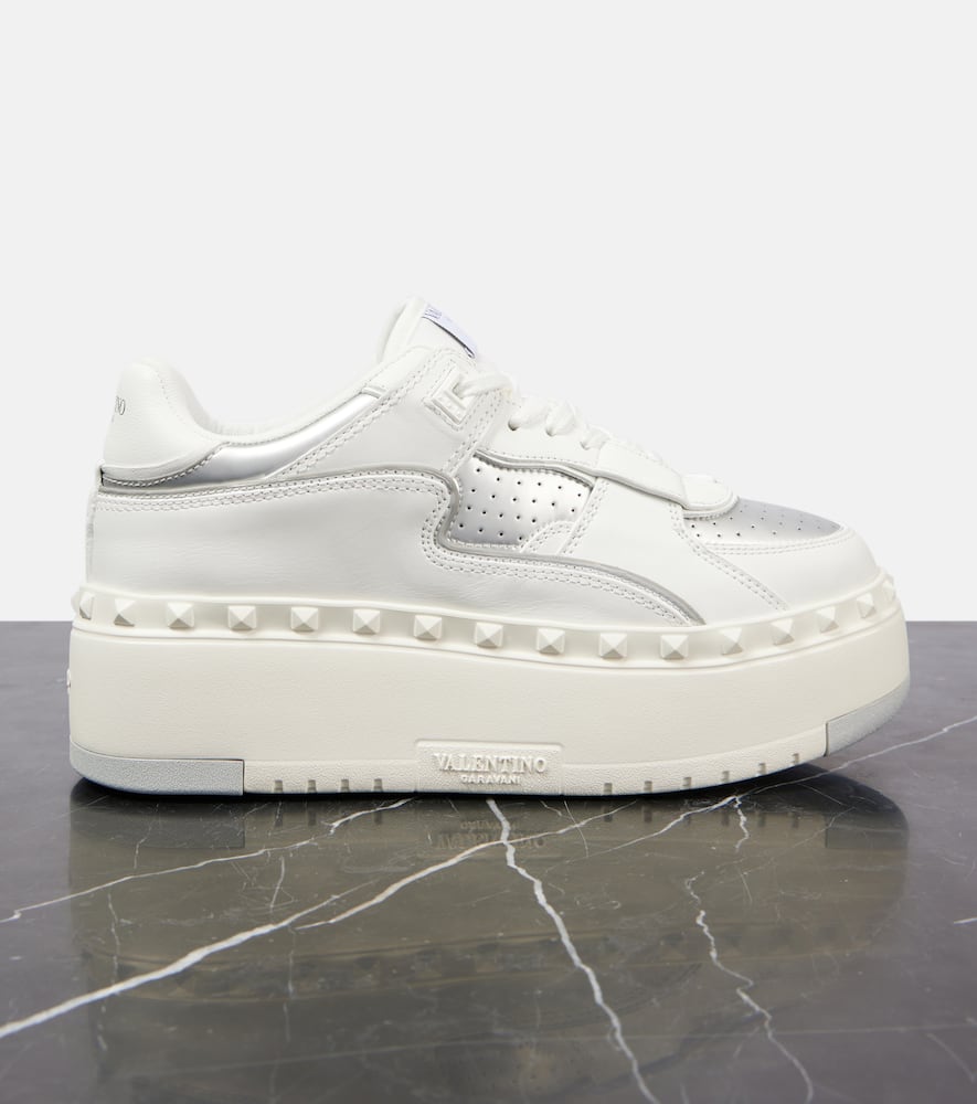 Valentino Garavani Freedots XL leather platform sneakers