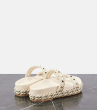 Valentino Garavani Rockstud leather espadrille sandals