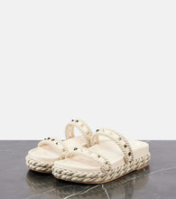 Valentino Garavani Rockstud leather espadrille sandals