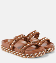 Valentino Garavani Rockstud leather espadrille sandals