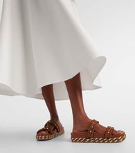 Valentino Garavani Rockstud leather espadrille sandals