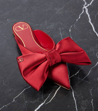 Valentino Garavani Bow-detail 05 satin mules
