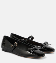 Valentino Garavani Romance Bow patent leather Mary Jane flats