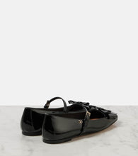 Valentino Garavani Romance Bow patent leather Mary Jane flats