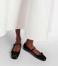 Valentino Garavani Romance Bow patent leather Mary Jane flats