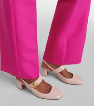 Valentino Garavani VLogo patent leather slingback pumps