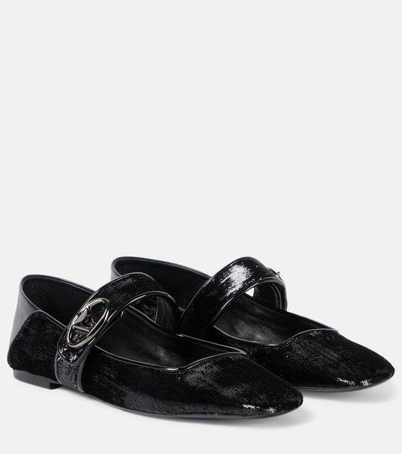 Valentino Garavani VLogo Locker Mary Jane flats