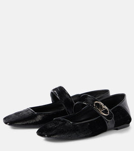 Valentino Garavani VLogo Locker Mary Jane flats