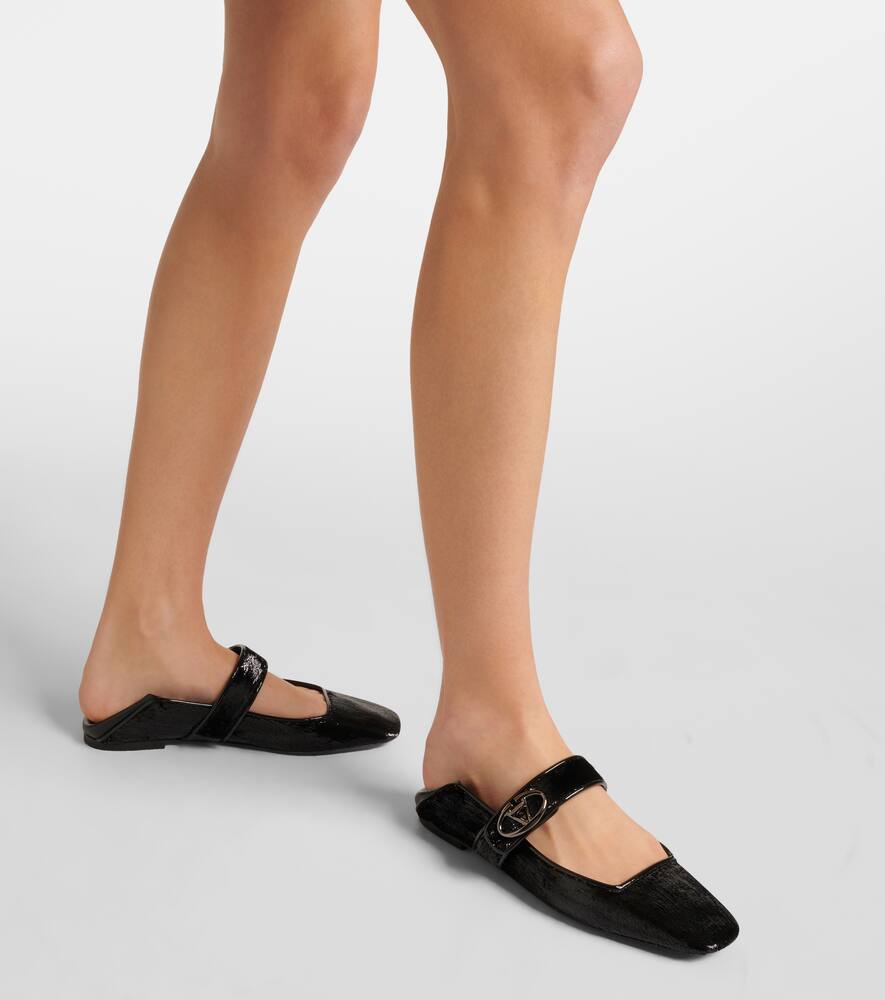 Valentino Garavani VLogo Locker Mary Jane flats