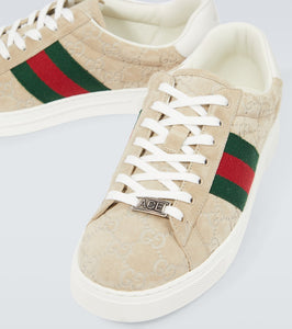 Gucci Gucci Ace suede sneakers