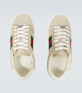 Gucci Gucci Ace suede sneakers