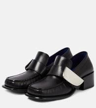 Burberry Leather loafer pumps