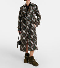 Burberry Shearling-trimmed suede ankle boots