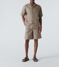 Gucci Web rubber slides