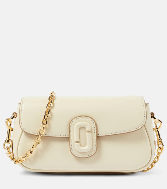 Marc Jacobs The Clover leather shoulder bag. Shop Marc Jacobs Shoulder Bags for women now.