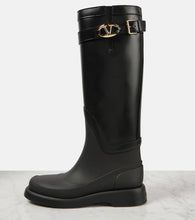 Valentino Garavani VLogo Bold leather knee-high boots
