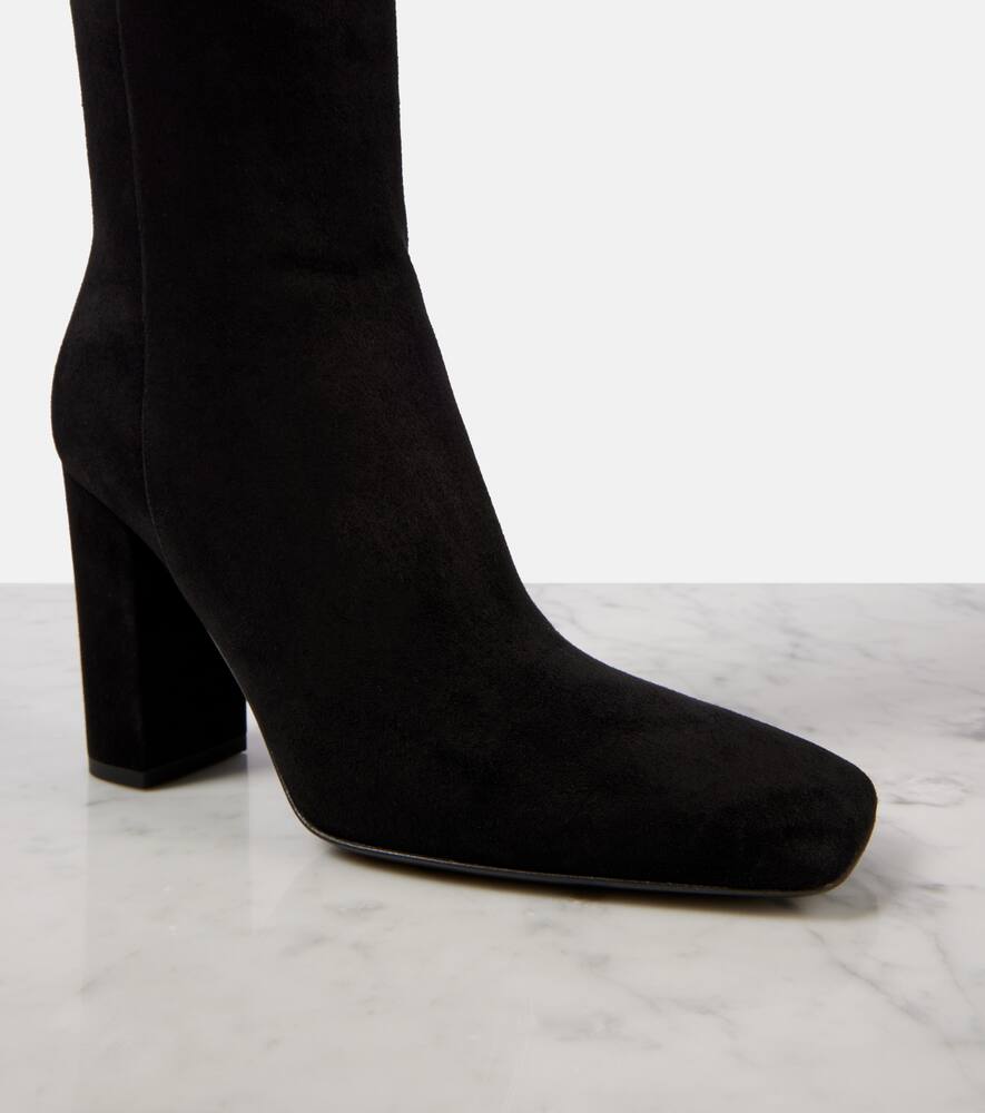 Valentino Garavani VLogo suede knee-high boots