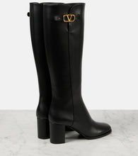 Valentino Garavani VLogo Signature leather knee-high boots