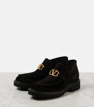 Valentino Garavani VLogo Signature suede ankle boots