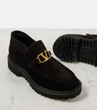Valentino Garavani VLogo Signature suede ankle boots