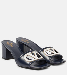 Valentino Garavani VLogo cutout leather mules