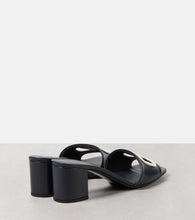 Valentino Garavani VLogo cutout leather mules