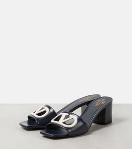 Valentino Garavani VLogo cutout leather mules