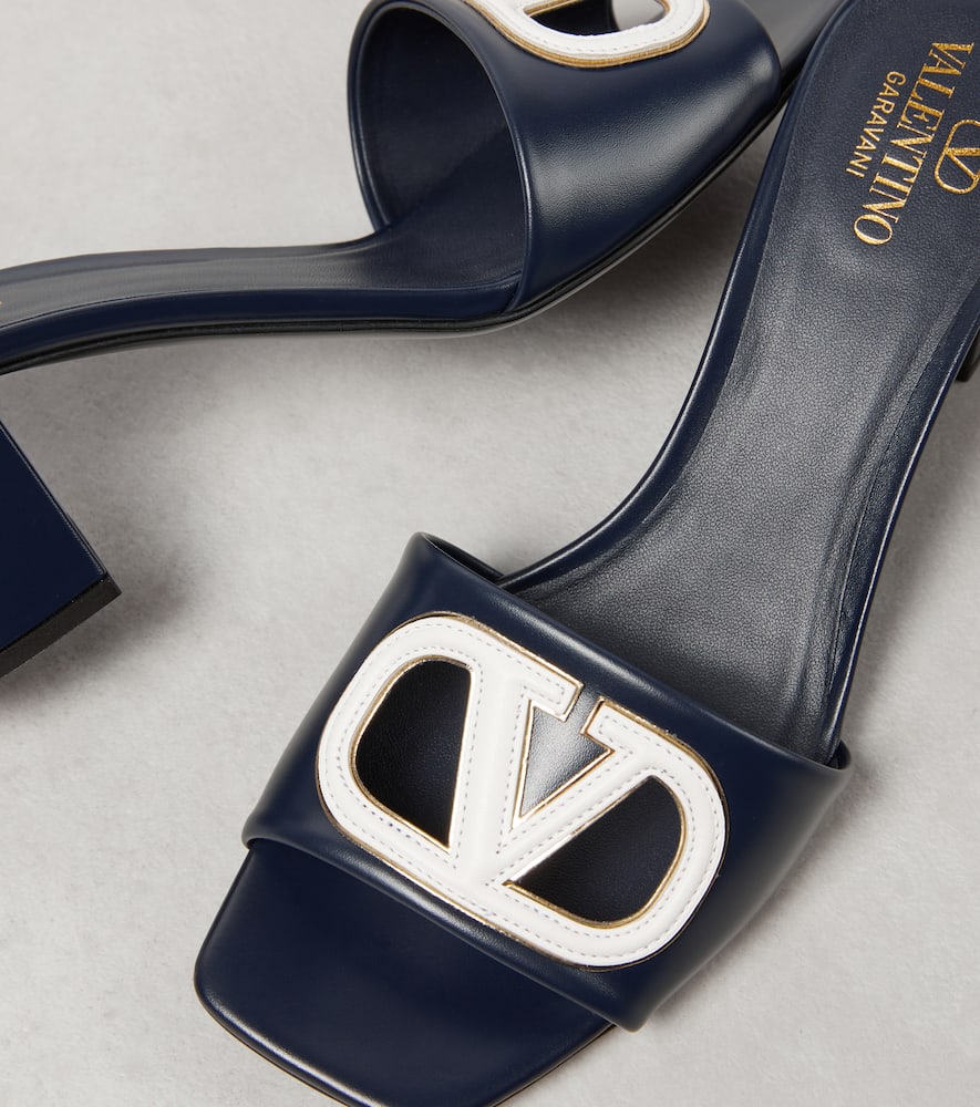 Valentino Garavani VLogo cutout leather mules