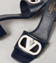 Valentino Garavani VLogo cutout leather mules