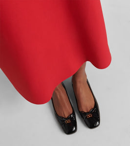 Valentino Garavani VLogo Signature patent leather ballet flats