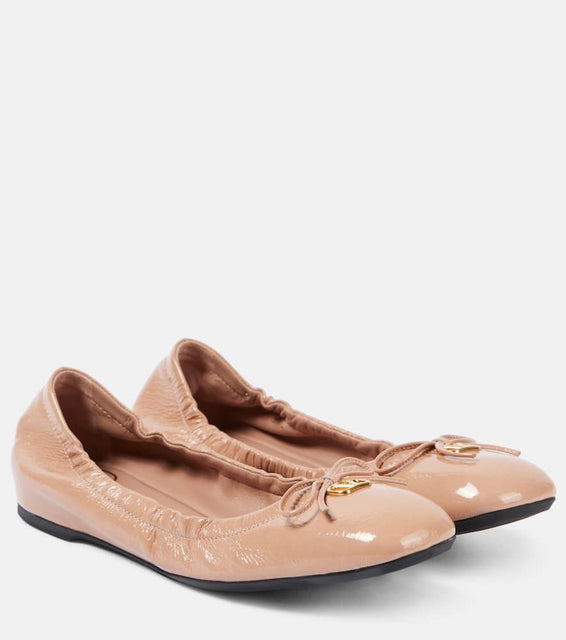 Valentino Garavani VLogo Signature leather ballet flats