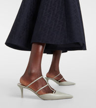 Valentino Garavani Rockstud Wispy 60 leather mules