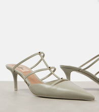 Valentino Garavani Rockstud Wispy 60 leather mules