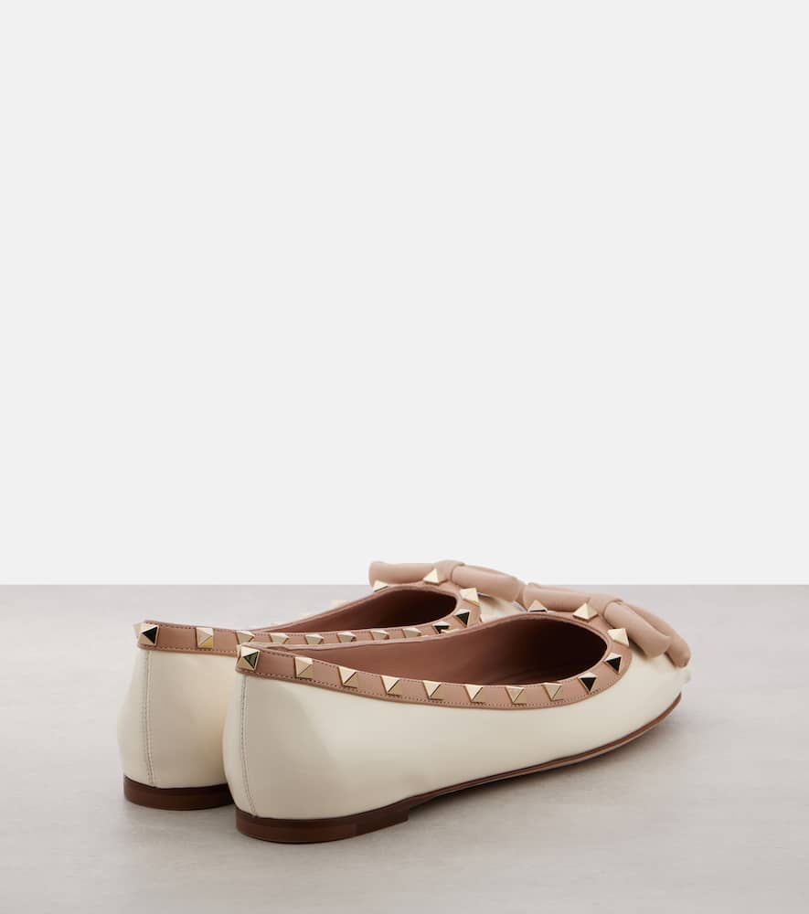 Valentino Garavani Rockstud leather ballet flats