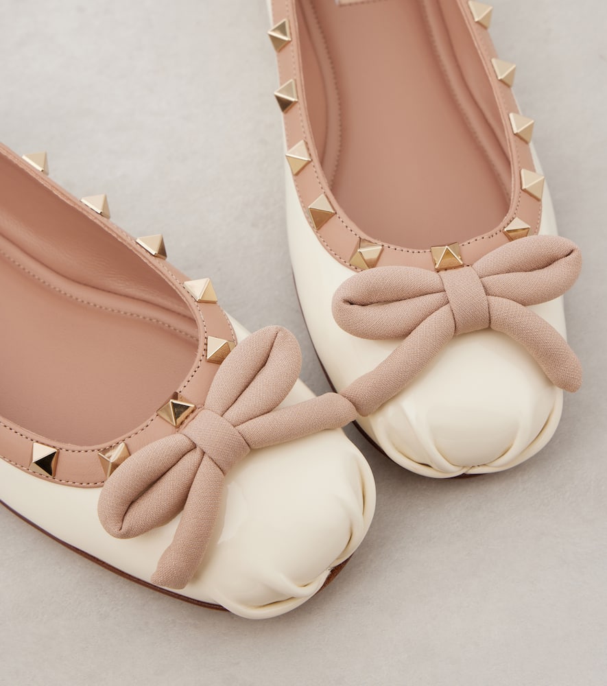 Valentino Garavani Rockstud leather ballet flats