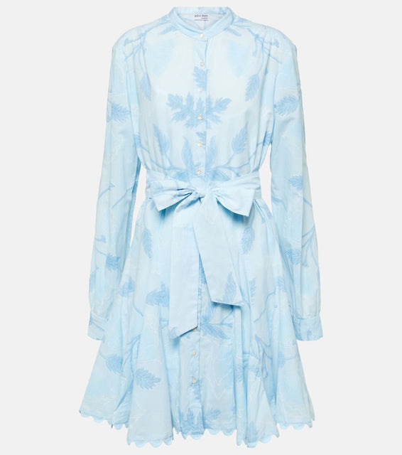 Juliet Dunn Bellflower cotton shirt dress