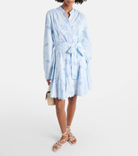 Juliet Dunn Bellflower cotton shirt dress
