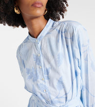 Juliet Dunn Bellflower cotton shirt dress