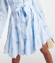 Juliet Dunn Bellflower cotton shirt dress