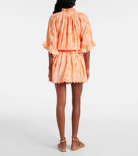 Juliet Dunn Floral cotton shirt dress