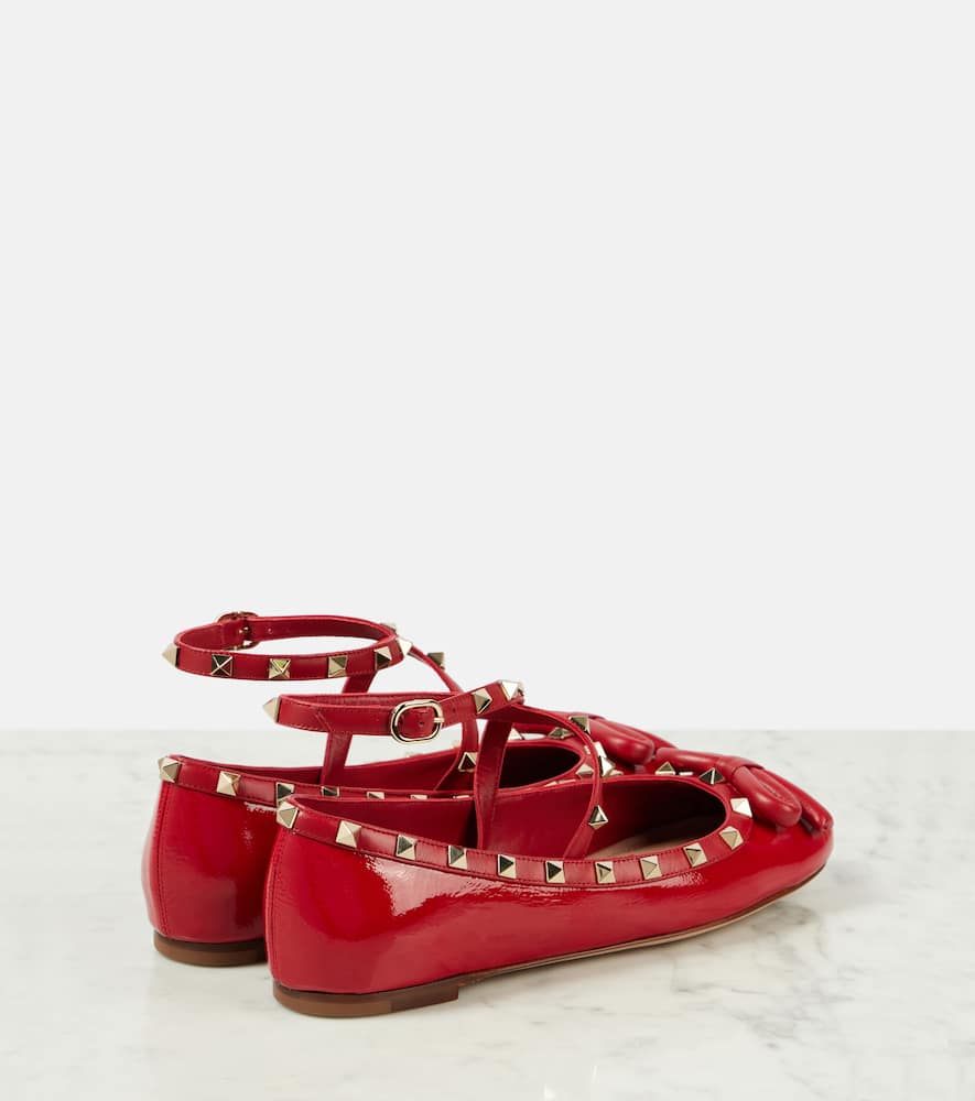 Valentino Garavani Rockstud leather ballet flats