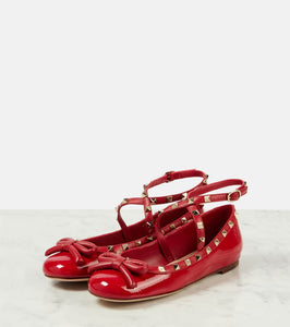 Valentino Garavani Rockstud leather ballet flats
