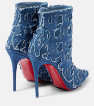 Christian Louboutin So Kate 100 denim pumps