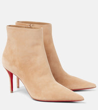 Christian Louboutin So Apostropha 80 suede ankle boots - Christian Louboutin So Apostropha 80 麂皮踝靴