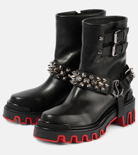 Christian Louboutin Dune Bike leather ankle boots