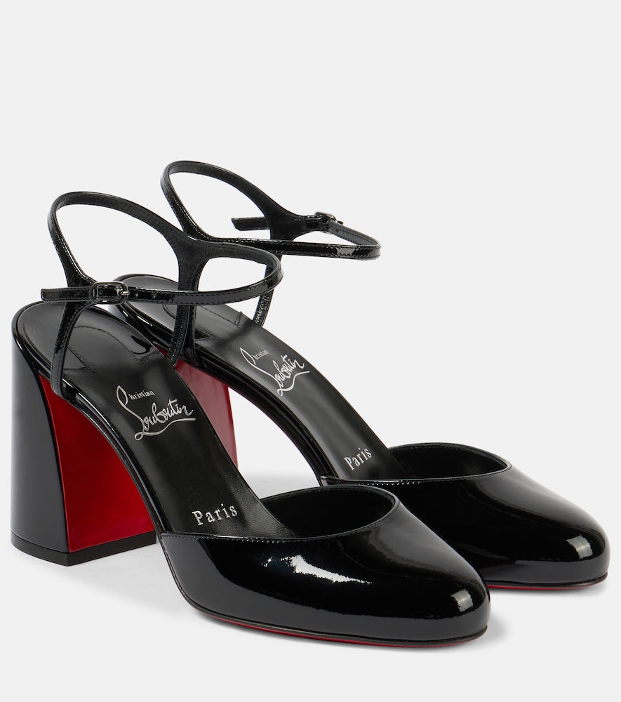 Christian Louboutin Jane 85 leather Mary Jane pumps - Christian Louboutin Jane 85 皮革玛丽珍鞋
