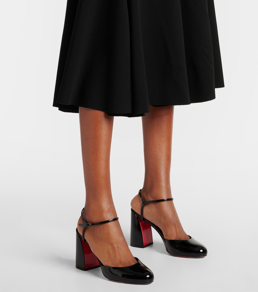 Christian Louboutin Jane 85 leather Mary Jane pumps