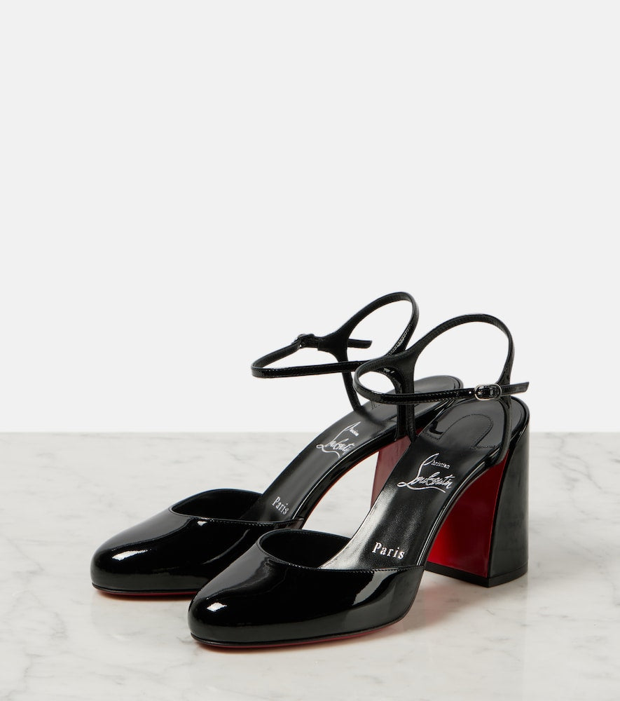 Christian Louboutin Jane 85 leather Mary Jane pumps