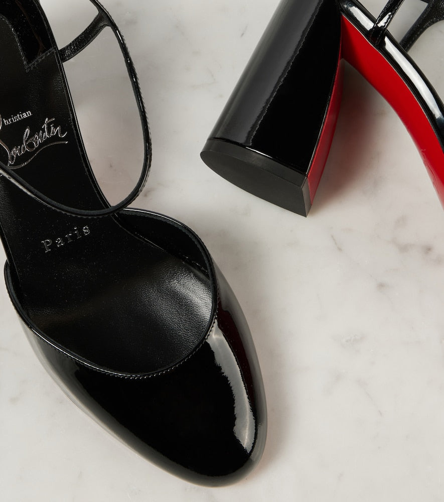Christian Louboutin Jane 85 leather Mary Jane pumps
